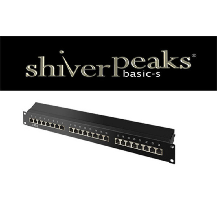 Shiverpeaks BASIC-S Cat.6 Patchpanel 48,26 Cm (19) 24 Port (BS75065)
