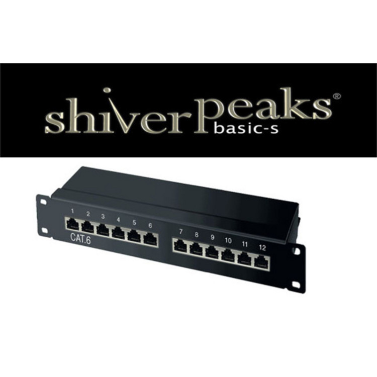 SHVP BS75060 - Patchpanel 8-Port Cat.6 1 HE - Patch-Panel (BS75060)