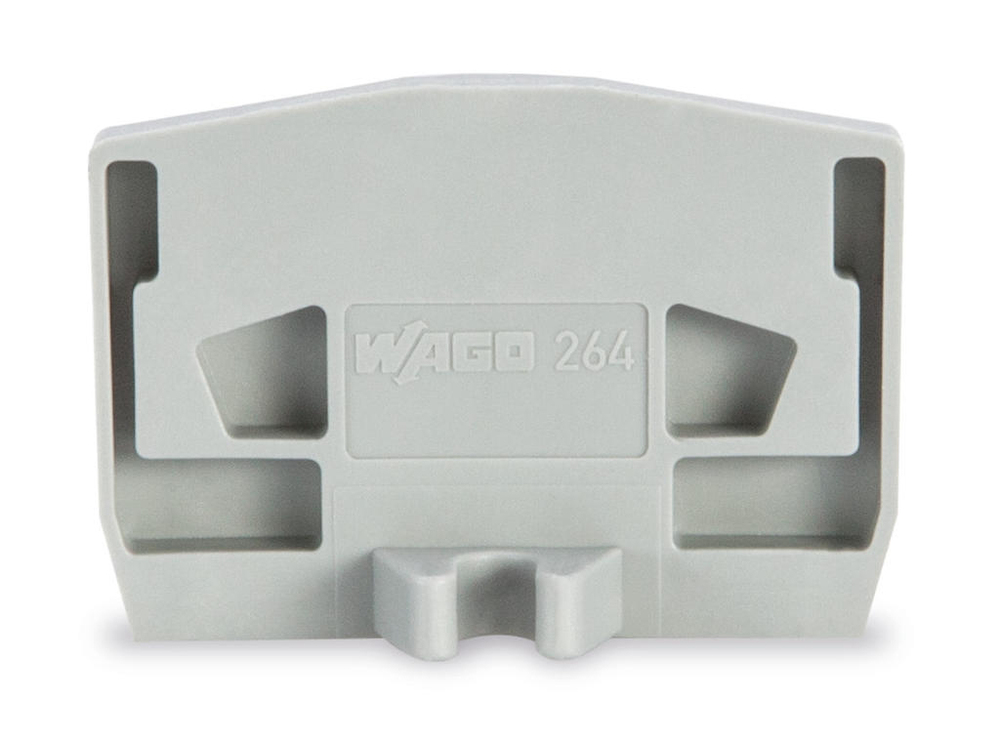 WAGO 264-361 Terminal End Plate 4mm/0.157in Thick Cover Plate + Mo