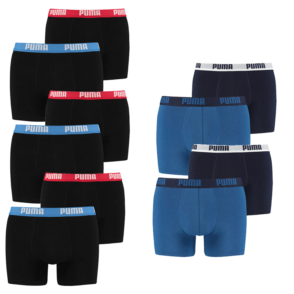 Puma Men's 2 Pack Basic Boxers - Denim - M