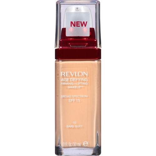 Revlon Age Defying Firming & Lifting Makeup, 10 Bare Buff, 1.0 Fl Oz