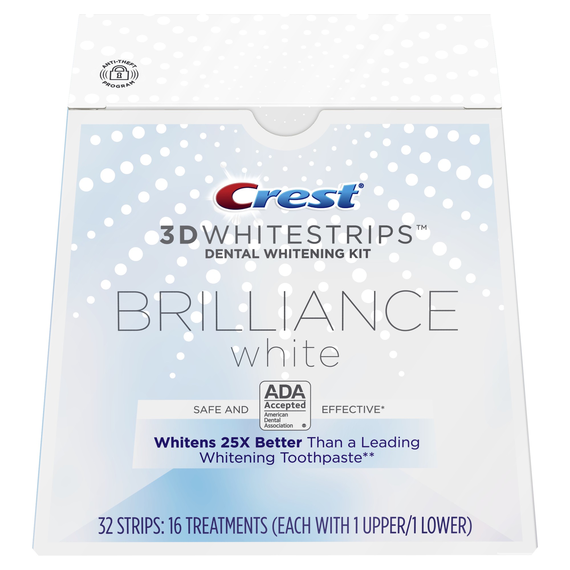 Crest Whitestrips - Brilliance White - 32 Strips