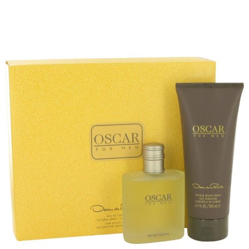 OSCAR by Oscar De La Renta Men Gift Set - 3.4 Oz Eau De Toilette Spray + 6.7 Oz