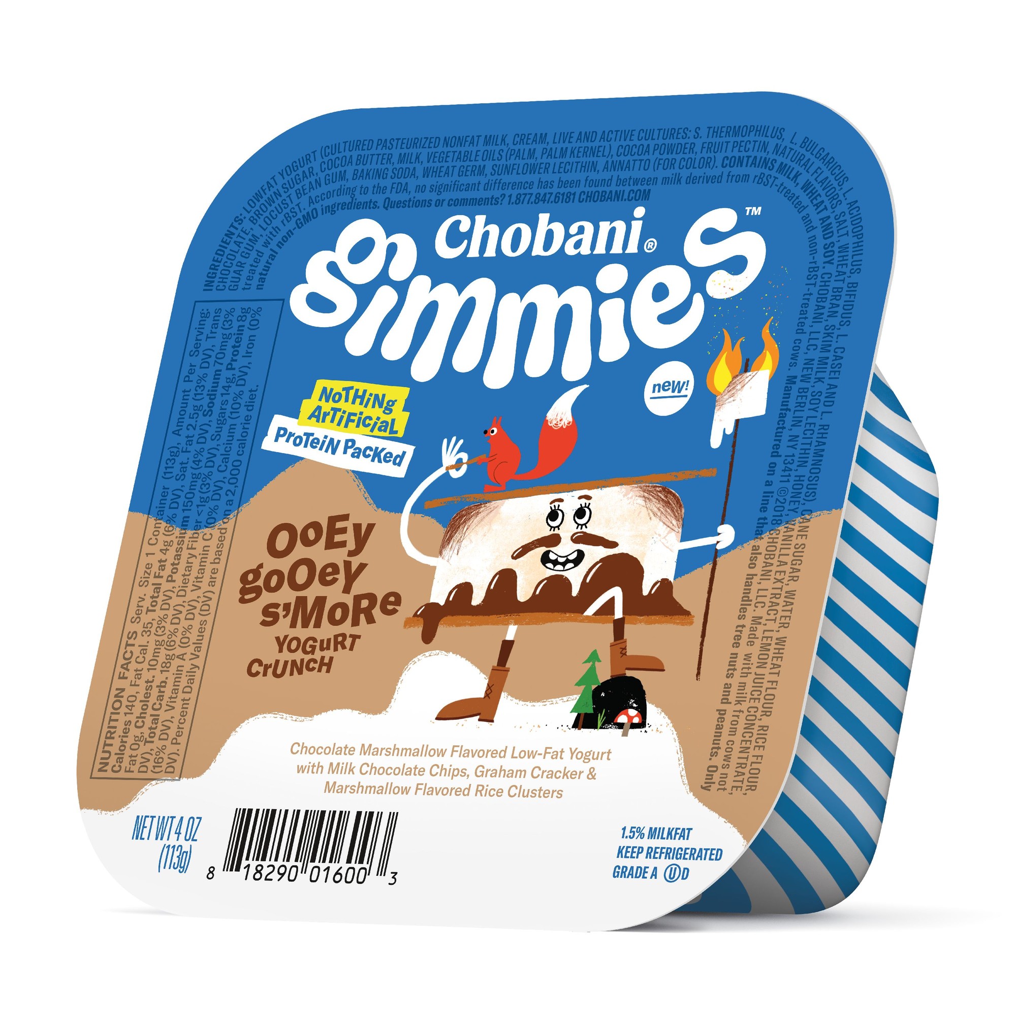 CHOCOLATE MARSHMALLOW FLAVORED LOWFAT YOGURT WITH MILK CHOCOLATE CHIPS