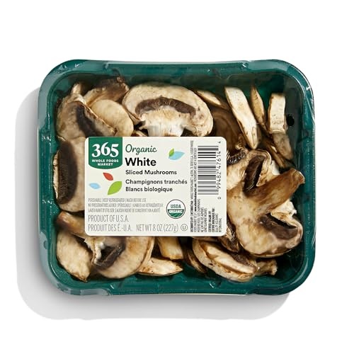 Organic Sliced White Mushrooms, 8 Oz