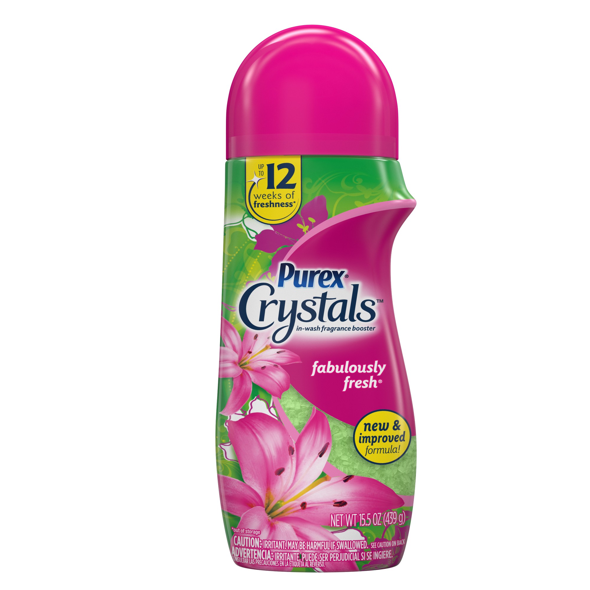 Purex Crystals in-Wash Fragrance and Scent Booster  Fabulously Fresh  15.5 Ounce