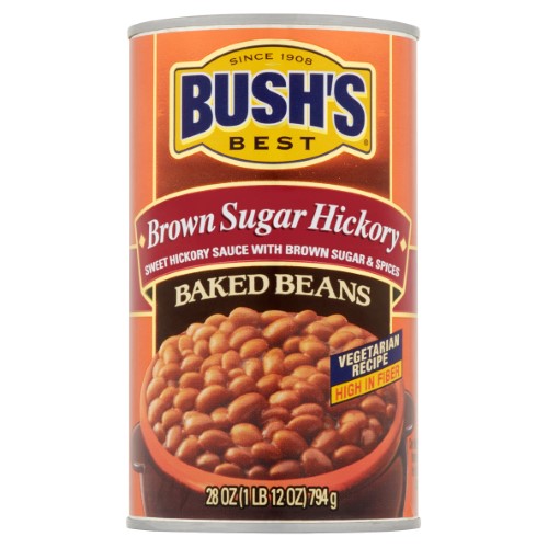 Bush's Best Brown Sugar Hickory Baked Beans 28 Oz