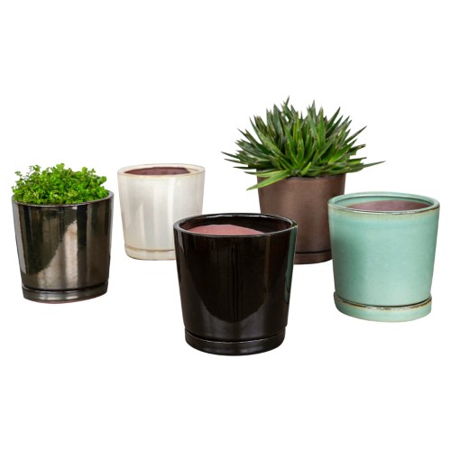 5330-4106 I/O Planter Tall - Bronze  6-Piece