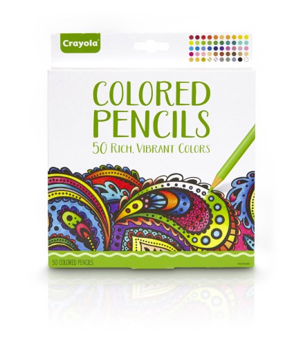 Crayola 50 Ct. Colored Pencils, Premium Pack, Coloring for Grown-ups
