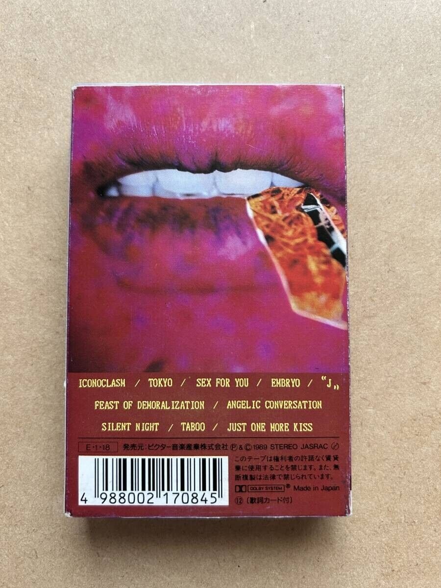 BUCK-TICK Cassette Tape TABOO VCF-10390 Victor 1988 thumbnail