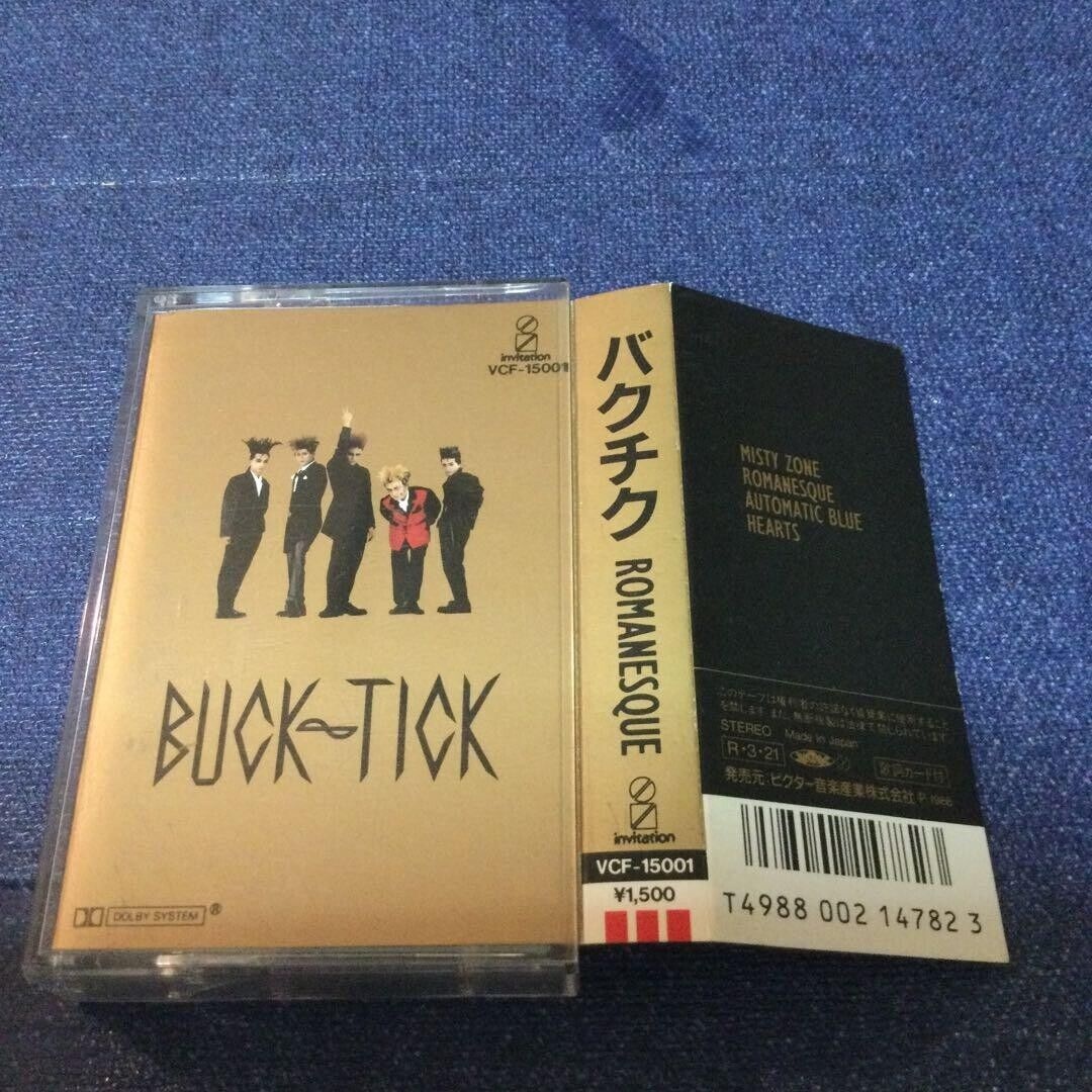 BUCK-TICK Cassette Tape Romanesque VCF-15001 Victor 1988