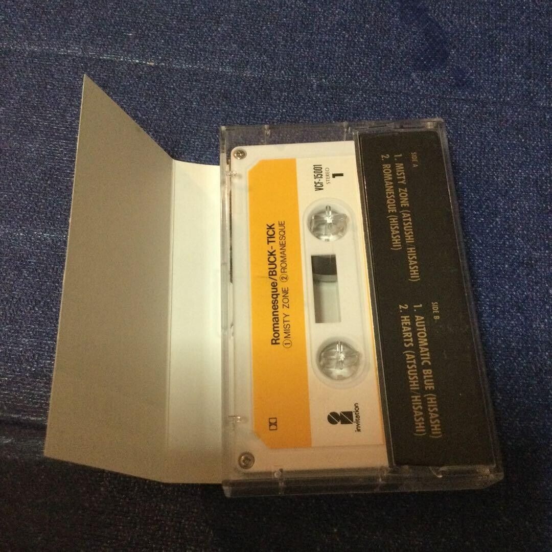 BUCK-TICK Cassette Tape Romanesque VCF-15001 Victor 1988 thumbnail