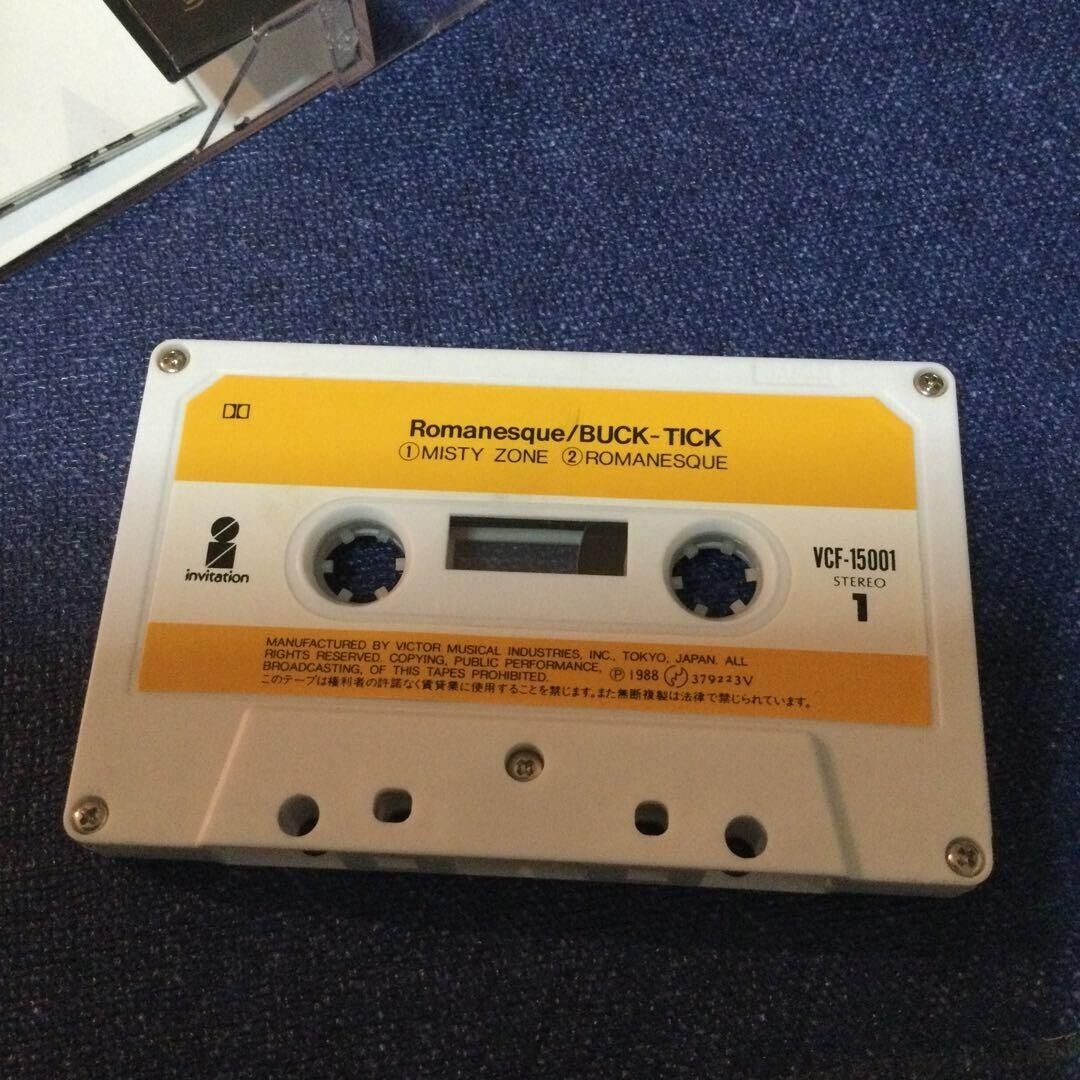 BUCK-TICK Cassette Tape Romanesque VCF-15001 Victor 1988 thumbnail