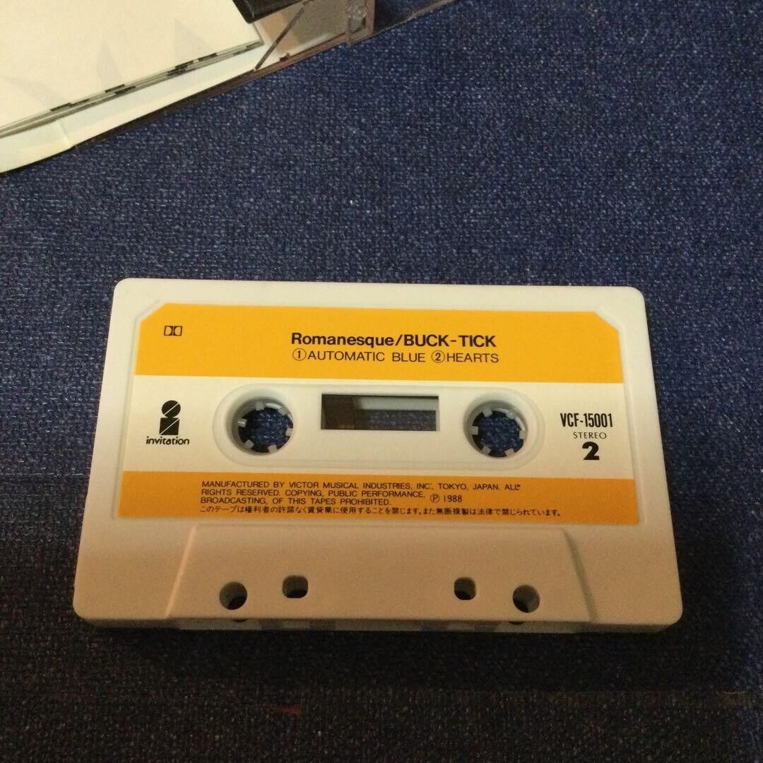 BUCK-TICK Cassette Tape Romanesque VCF-15001 Victor 1988 thumbnail