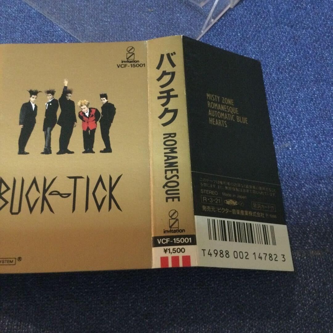 BUCK-TICK Cassette Tape Romanesque VCF-15001 Victor 1988 thumbnail