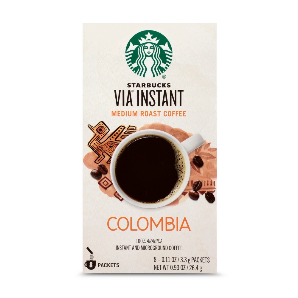 Starbucks 12407839 1.4 Oz VIA Ready Brew Coffee - Colombia (12/Carton)