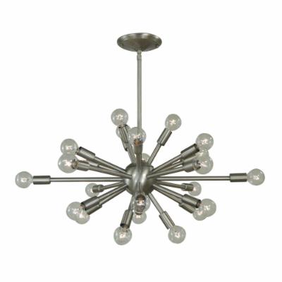 Framburg Simone 28 Inch 24 Light Chandelier Simone - 4397 AB - Whimsical