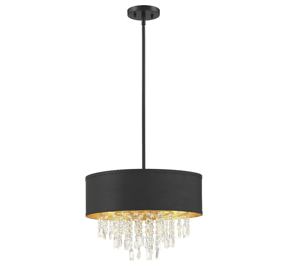 Sparkler 4-Light Convertible Semi-Flush/Pendant, Savoy House 6-2292-4-126 1QXP3 (534216)