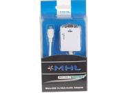 Hot Sale Micro USB MHL to VGA Audio Adapter for Samsung Galaxy S3 9300 S4 I9500