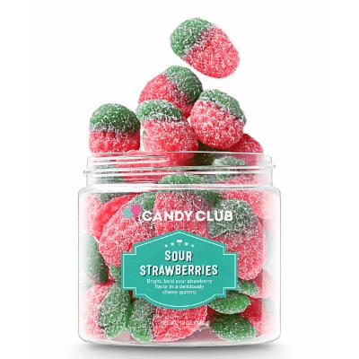Candy Club   Red - Sour Strawberries Candy