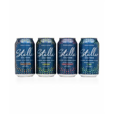 Prince & Spring  Bottled Water  - Stellar Seltzer Water Variety Pack
