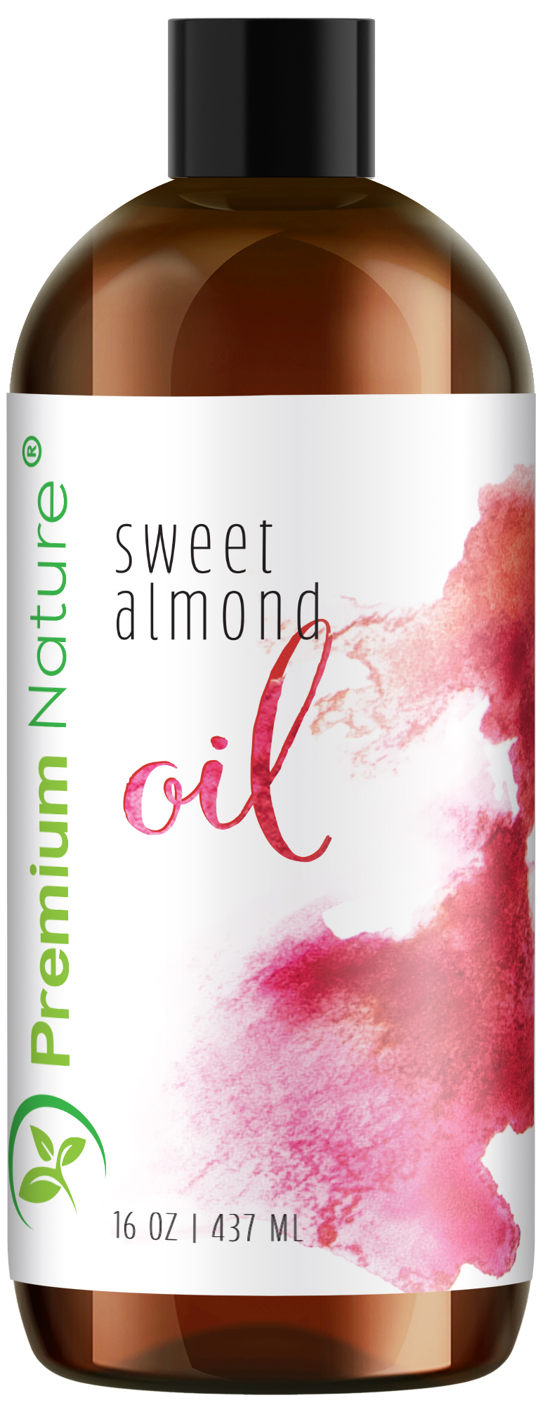 Sweet Almond Oil Best Carrier Oil - 100% Natural Pure for Skin & Hair - Cleansing Properties Evens Skin Tone Treats Irritated Skin Nourishes Moisturiz