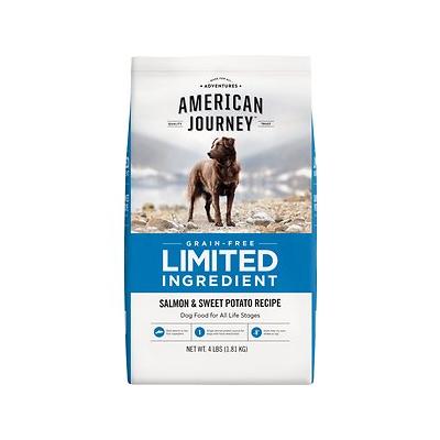 American Journey Limited Ingredient Salmon & Sweet Potato Recipe Grain-Free Dry Dog Food, 4-lb Bag