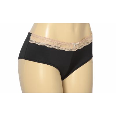 Women's Isadora Paccini Isadora Microfiber Women's Underwear 12-Pack 6 Assorted Lace Trim Front Waist - 5325