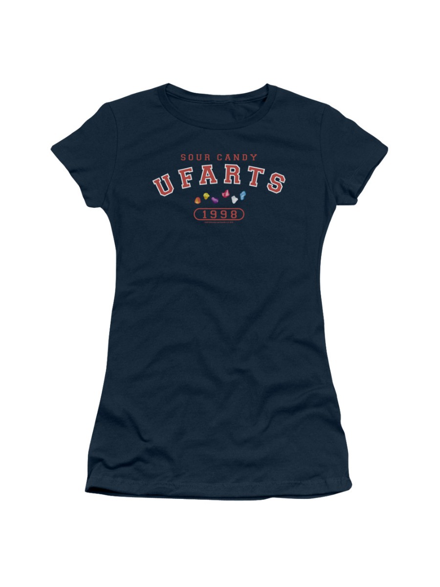 Farts Sour Candy Farts University 1998 College Juniors Sheer T-Shirt Tee