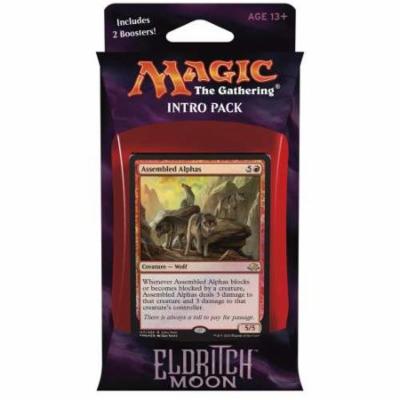 Magic the Gathering: MTG Eldritch Moon: Intro Pack / Theme Deck: Untamed Wild (includes 2 Booster Packs & Alternate Art Premium Rare Promo) Red / Gree