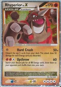 Pokemon Promo Rhyperior Lv. X