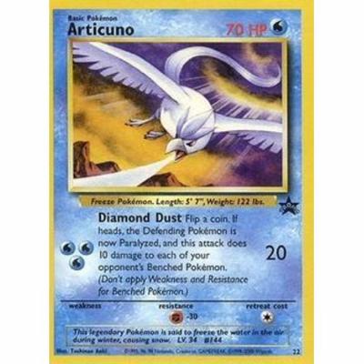 Pokemon Promo Cards WotC Promo Articuno #22