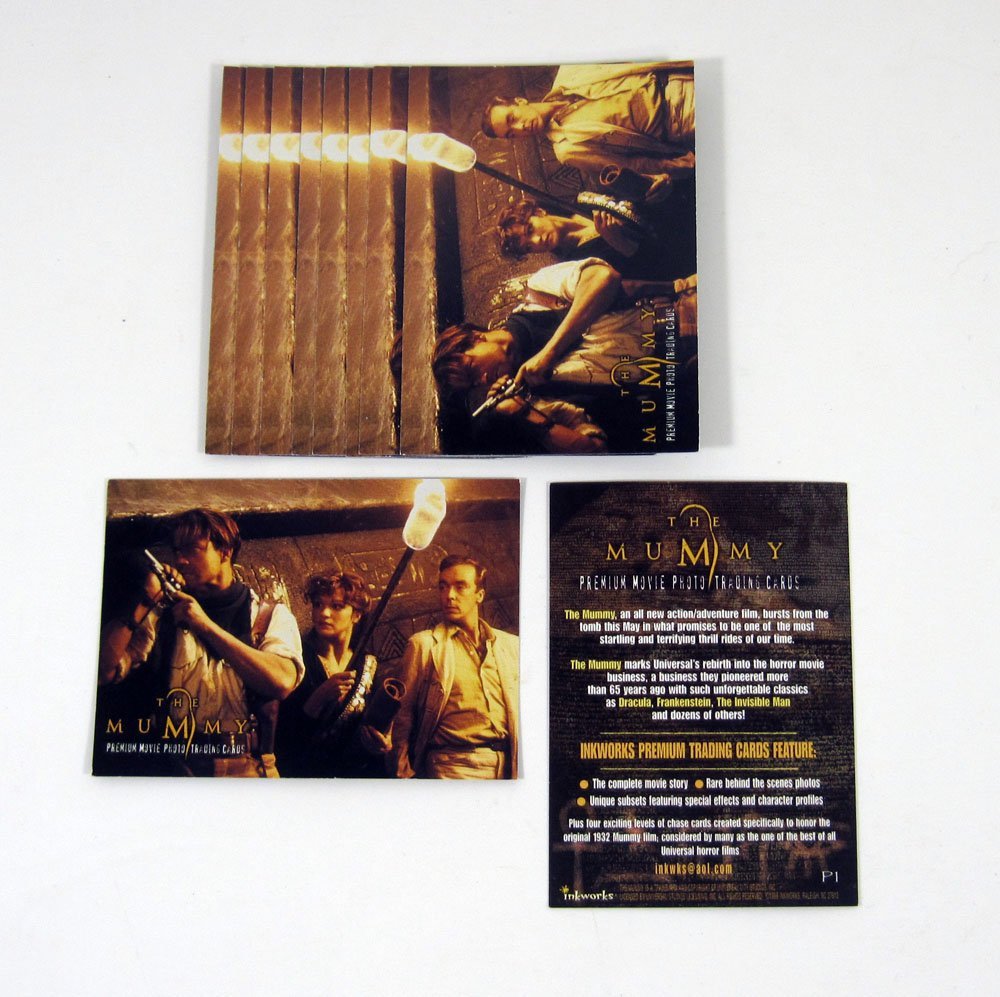 Lot of (10) 1999 Inkworks the Mummy Promo Card (P1) Nm/Mt Rare