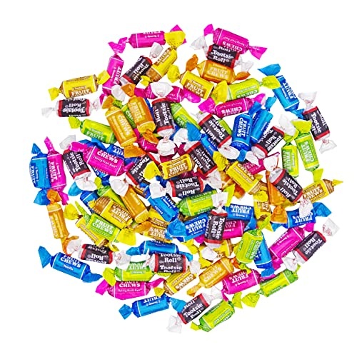 Tootsie Roll Fruit Chews & Midgees Taffy Mix, Individually Wrapped Assorted Bulk Candy - 2 Pounds (32 Oz) thumbnail