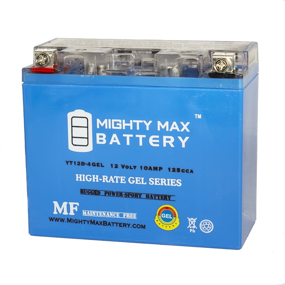 YT12B-4 GEL 12V 10Ah Battery Replacement for Kawasaki 26012-0036