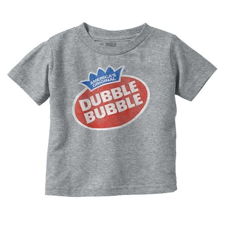Vintage Dubble Bubble Gum Double Logo Toddler Boy Girl T Shirt Infant Toddler Brisco Brands 24M