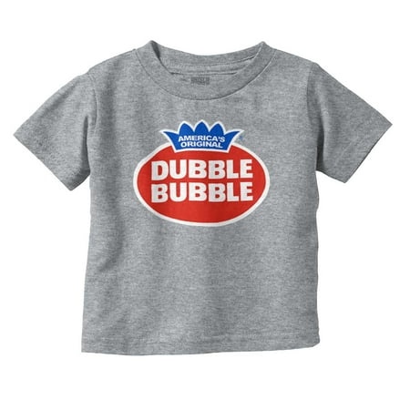 Vintage Dubble Bubble Gum Double Logo Toddler Boy Girl T Shirt Infant Toddler Brisco Brands 24M