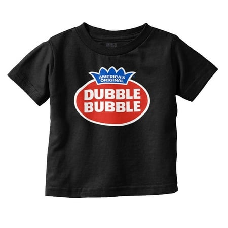 Vintage Dubble Bubble Gum Double Logo Toddler Boy Girl T Shirt Infant Toddler Brisco Brands 24M