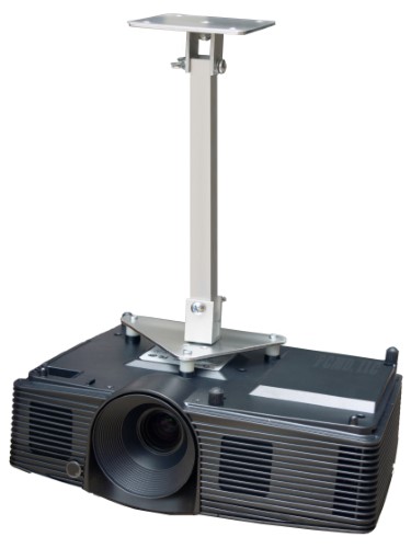 PCMD, LLC - Projector Ceiling Mount Compatible with Epson EMP-7800 EMP-7850 EMP-7900 EMP-7950 (14-Inch Extension) - Aluminum