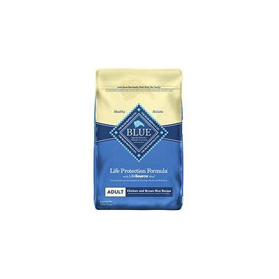 Blue Buffalo Life Protection Formula Chicken and Brown Rice Dry Dog Food for Adult Dogs  Whole Grain  38 Lb. Bag