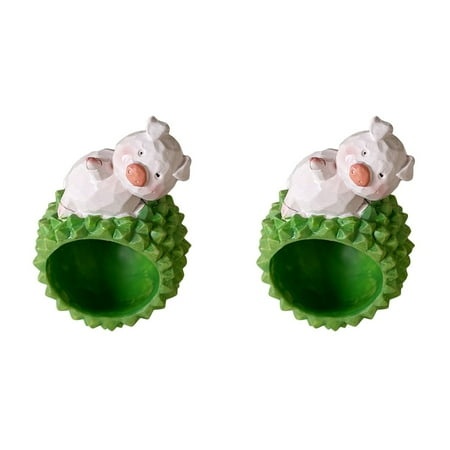 2 PCS Jewelry Storage Candy Ring Pops Tabletop Holder Countertop Organizer Tray Ornament Keys Decorations