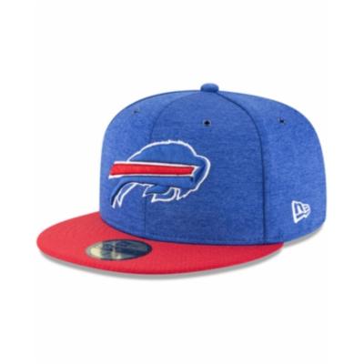 New Era Boys' Buffalo Bills on Field Sideline Home 59FIFTY Fitted Cap - Blue 6 1/2