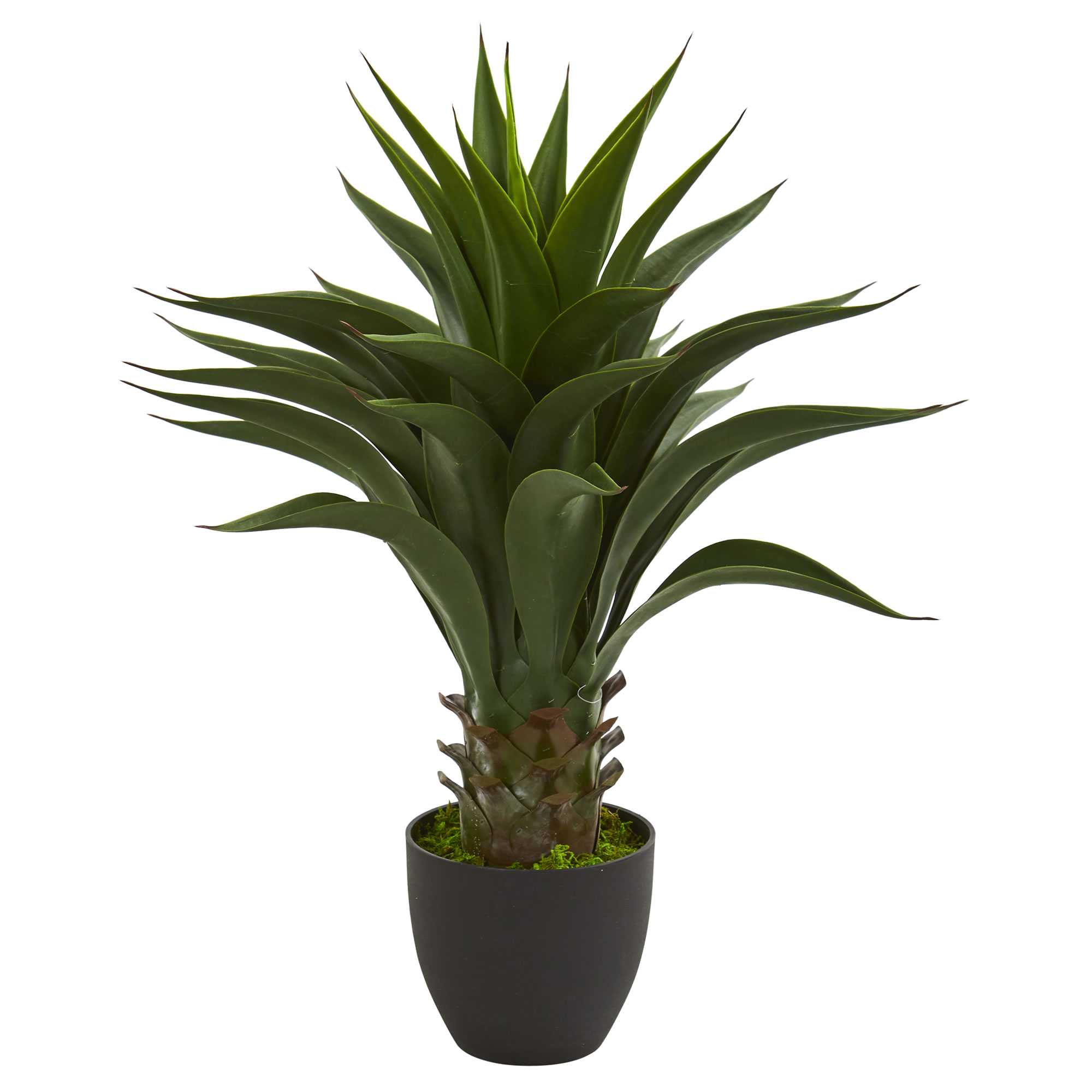 Nearly Natural 28  Plastic and Polyester Agave Artificial Plant  Green