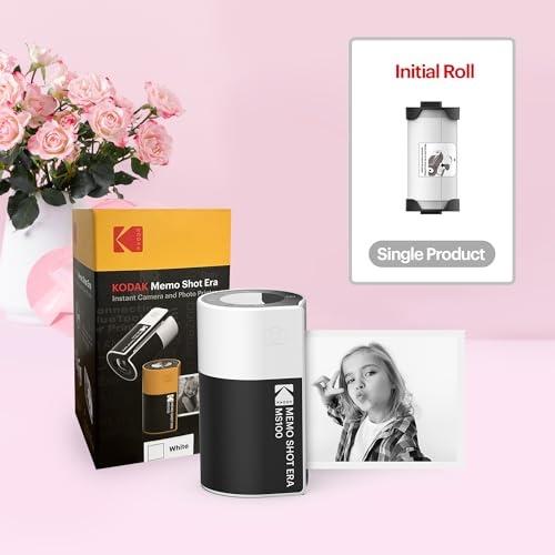KODAK Memo Shot ERA Kids Instant Digital Camera and Photo Label Printer (Yellow  Camera + 1 Roll) thumbnail