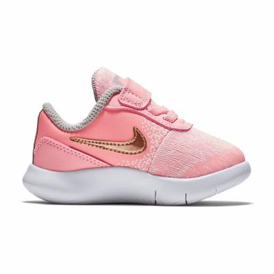 Nike Flex Contact Girls Running Shoes - Toddler, Female, Size 10 Medium, Red