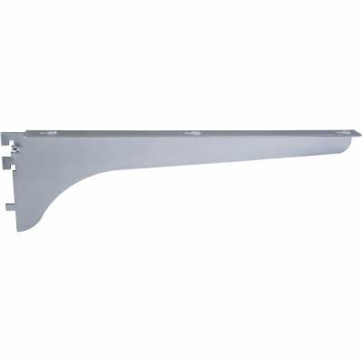 Hardware Resources 3460-12R TRK03 Series 12 Inch Long Right Shelf Bracket - Sing Zinc