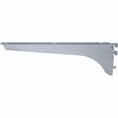 Hardware Resources 3460-10L TRK03 Series 10 Inch Long Left Shelf Bracket - Single Zinc