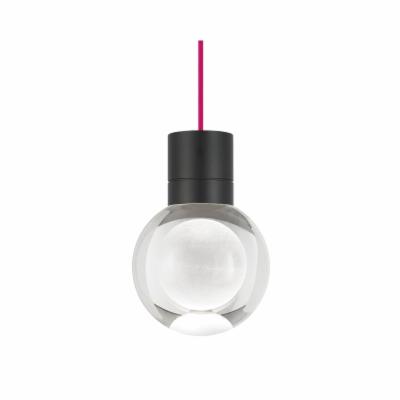 Tech Lighting 700TDMINAP3C-LEDWD Mina 3 Light 10-3/32 Wide LED Multi Light Pend Black / Fuscia Cord