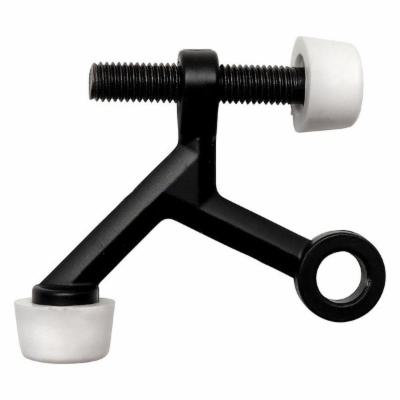 6222 Matte Black Light Duty Hinge Pin Door Stop