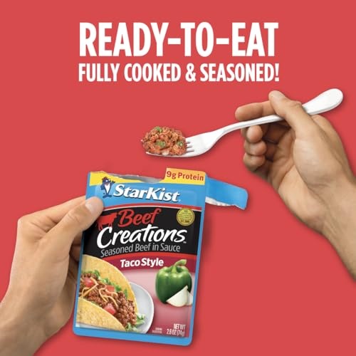 StarKist Beef Creations Sweet BBQ Seasoned Beef in Sauce  2.6 Oz Pouch thumbnail